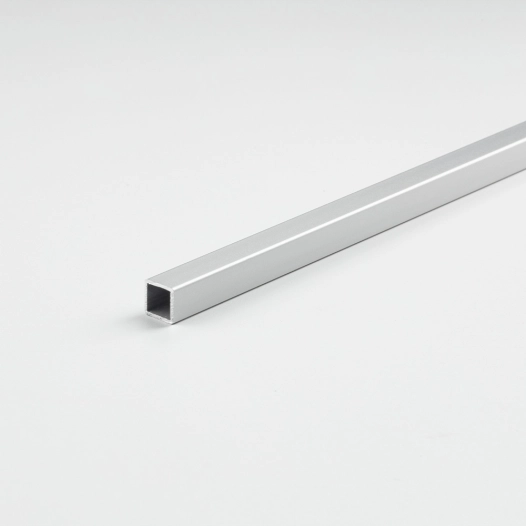 tube carré en aluminium anodisé 1000 x 20 x 20 mm