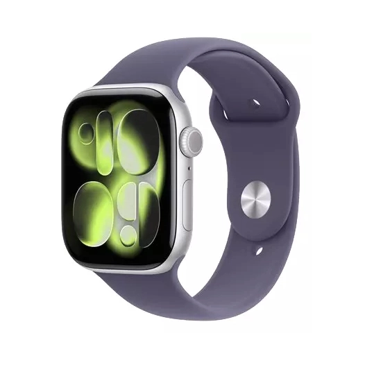 watch 11.46mm.silver alu/purple fog. - apple