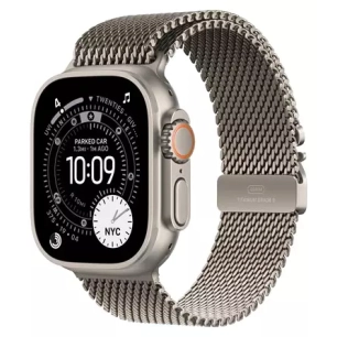 watch ultra3.nat titan milanese loop. - apple