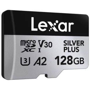 microsdxc silver plus uhs-1 128g v30 - lexar