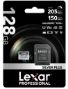 microsdxc silver plus uhs-1 128g v30 - lexar