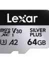 microsdxc silver plus uhs-1 64g v30 - lexar
