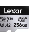 microsdxc silver plus uhs-1 256gb v30 - lexar
