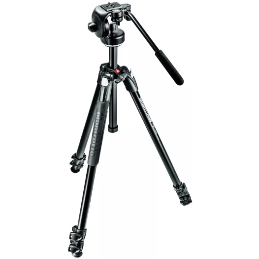trepied mk290xta3-2w + rotule 128rc - manfrotto