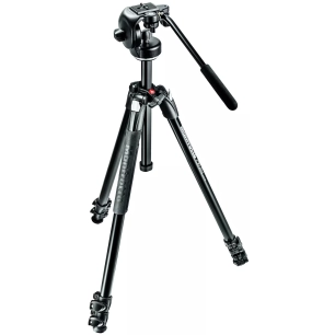trepied mk290xta3-2w + rotule 128rc - manfrotto
