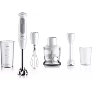 multiquick 5.1000w.pied inox.blc/gris. - braun