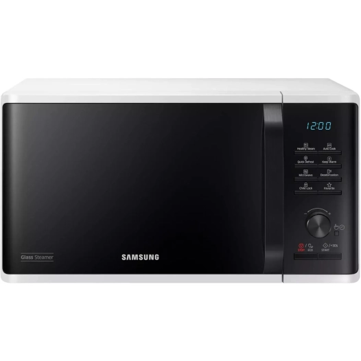 23l.mono.elec.800w.cocotte verre.blanc. - samsung