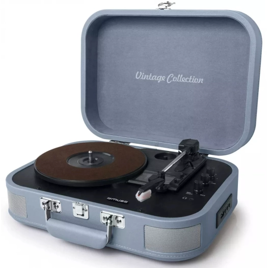platine vinyle.33/45/78.usb.bt.valise.bl - muse