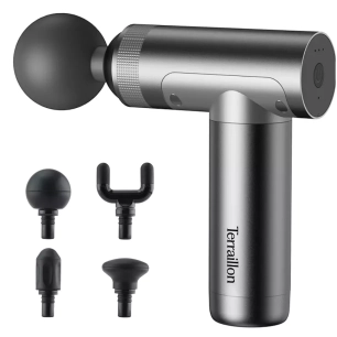 pistolet massage.chauffant.3vit.4embouts - terraillon