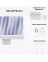 imac 24.m4.8 core.256go.16go.silver. - apple