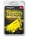 cle usb 2.0 64 go jaune. - integral