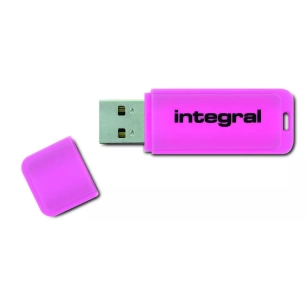 cle usb fluo rose 32go. - integral