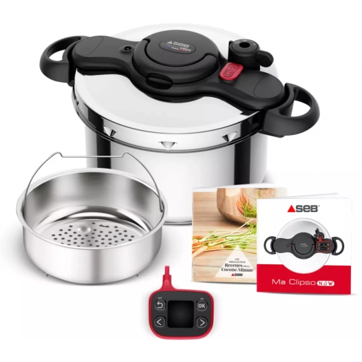 clipso now.7,5l.assist cuisson.inox. - seb