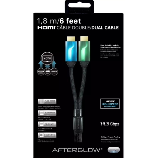 cable hdmi.1,4.double.1m80. - afterglow