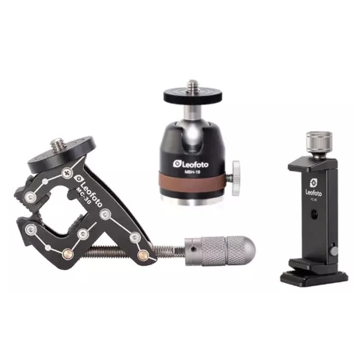 pince mc-30 + mini rotule mbh-19 - leofoto