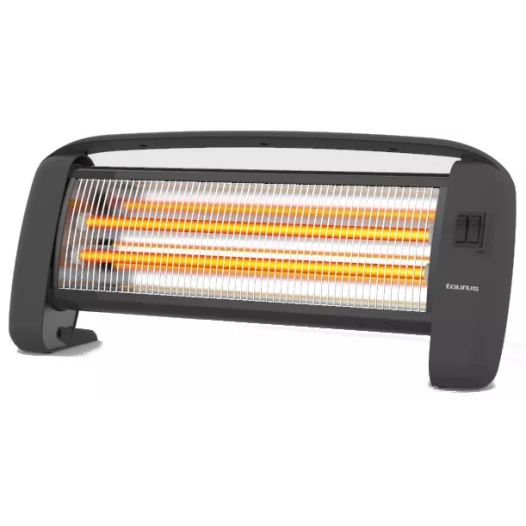 1200w.2tubes quartz.noir. - taurus