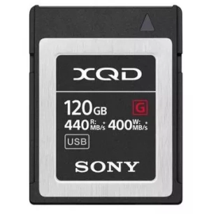 xqd carte 120 gb - r440/w400 sans adapt - sony