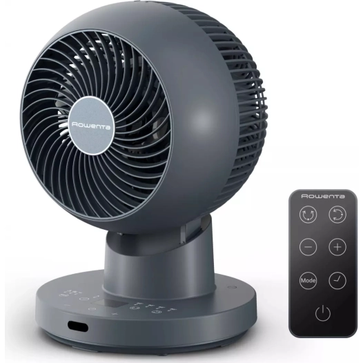 table.22cm.22w.12vit.oscill.bleu gris. - rowenta