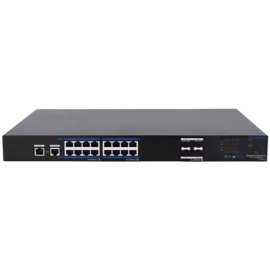 switch l2.270w.16x1gb/poe.4xsfp. - elbac