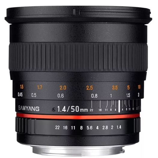 50/1.4 as umc sony e - samyang