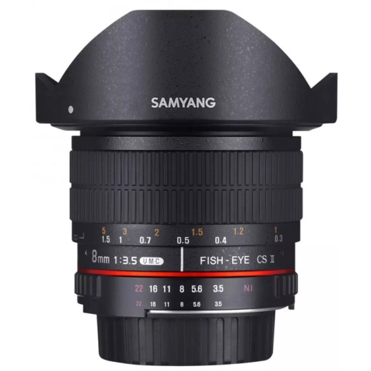 8/3.5 cs ii ae fisheye nikon - samyang