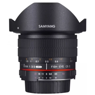 8/3.5 cs ii ae fisheye nikon - samyang