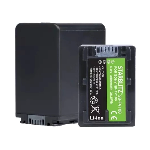 batterie compatible sony np-fv100 - starblitz