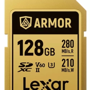 sdxc pro gold armor uhs-ii 128gb v60 - lexar