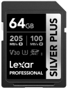 sdxc silver plus uhs-1 64g v30 150mb/s - lexar