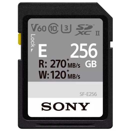 carte sd uhs-ii entry serie cl10u3 256go - sony