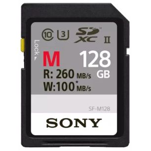 sd carte pro 128gb uhs-ii r260 w100 - sony