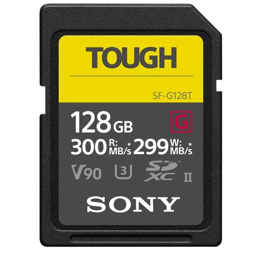 sd tough 128gb 18x stronger uhs-ii - sony