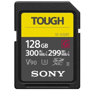 sd tough 128gb 18x stronger uhs-ii - sony