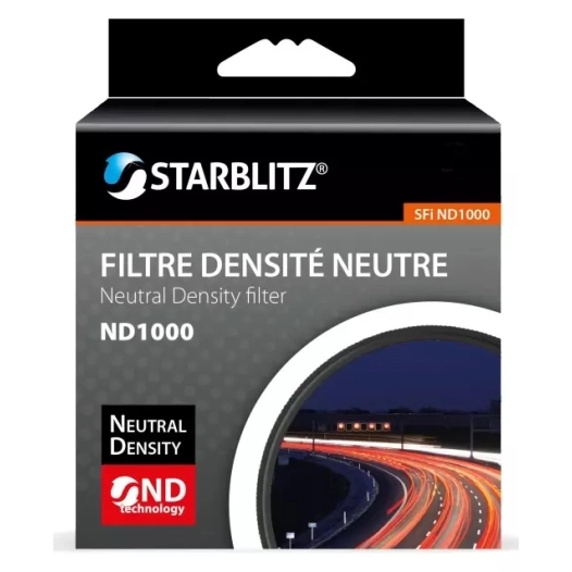 filtre nd1000 52 mm gris neutre - starblitz