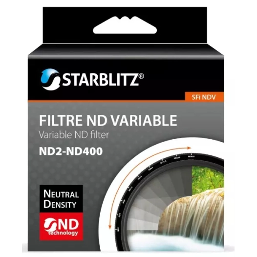 filtre nd variable nd2-nd400 67mm - starblitz