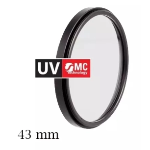 filtre uv 43 multicouches objectif - starblitz