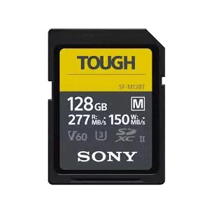 carte sd uhs-ii m tough serie cl10 u3128 - sony