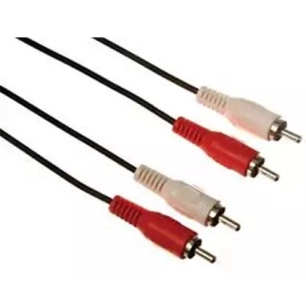 cable stereo rca male - rca male -1.20m - sinox