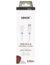 rallonge.usb.2.0.a-a.2m.blc - sinox