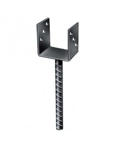 Pied Poteau Réglable Support galvanisé ajustable pour poteaux bois - Alberts