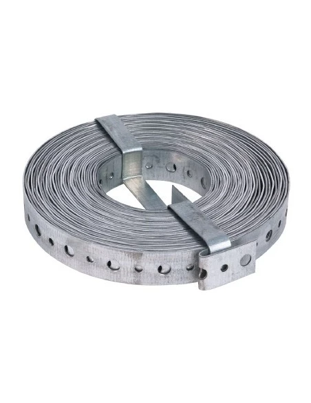 Bande de montage perforée galvanisée 20 x 1 6,5