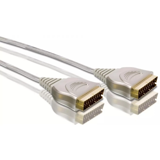 cable peritel qualite or 3m - philips