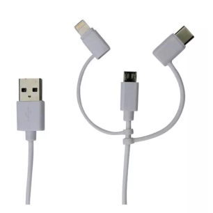 câble usb a/usb-c-micro usb.certifie mfi - sinox