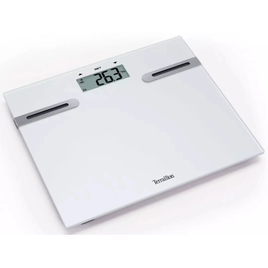 150kg.100g.imc.elec.verre/blanc. - terraillon