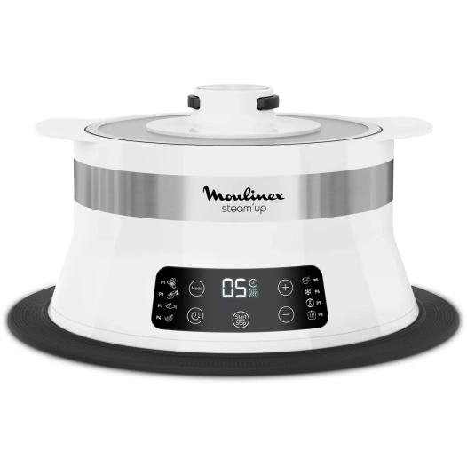 steam up.550w+livre recettes.blanc. - moulinex