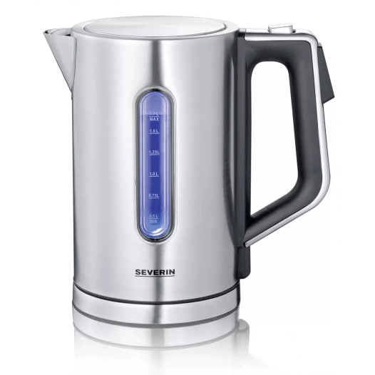 1,7l.3000w.lcd.inox/noir. - severin