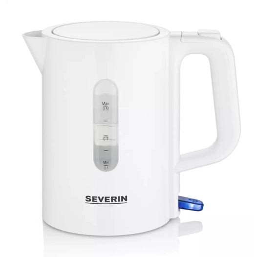 0,5l.1100w.sans fil.2tasses.blanc. - severin