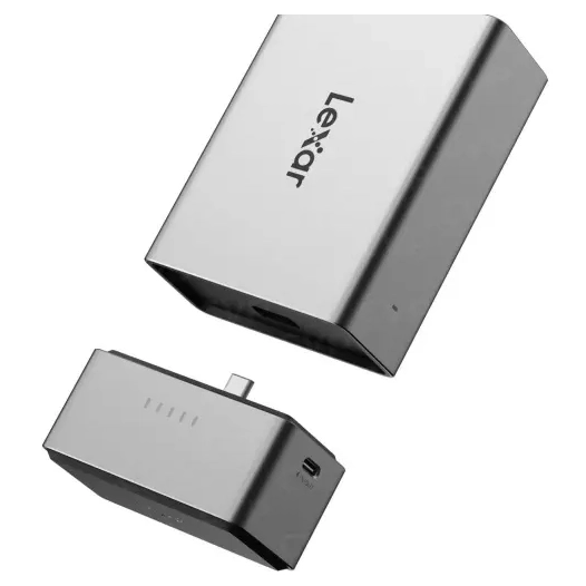 workflow go portable avec 2 modules - lexar