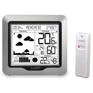 station meteo.prev.hygro int/ext.433mhz. - la crosse technology