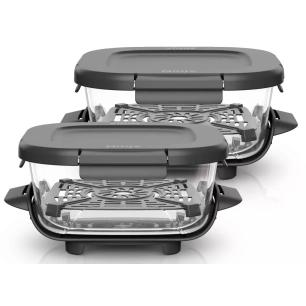 lot 2contenants verre.1,4l.p/crispi. - ninja